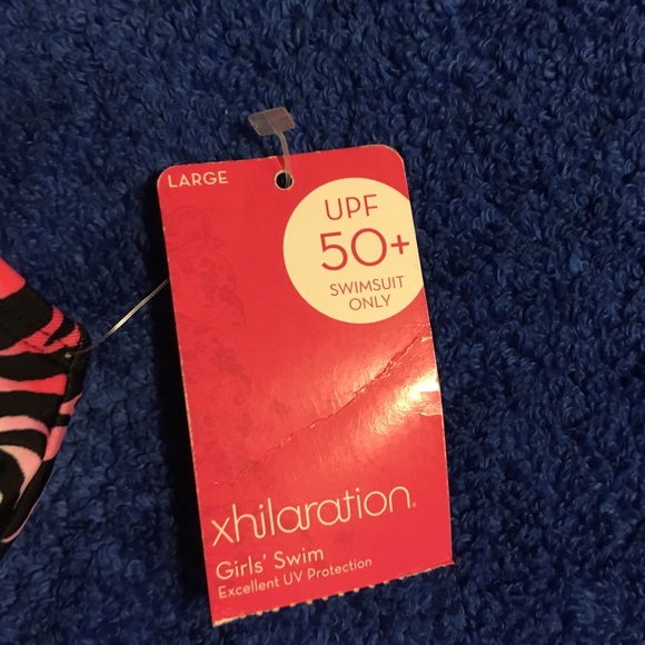 New girls large swimsuit top by XHILARATION - Picture 4 of 5